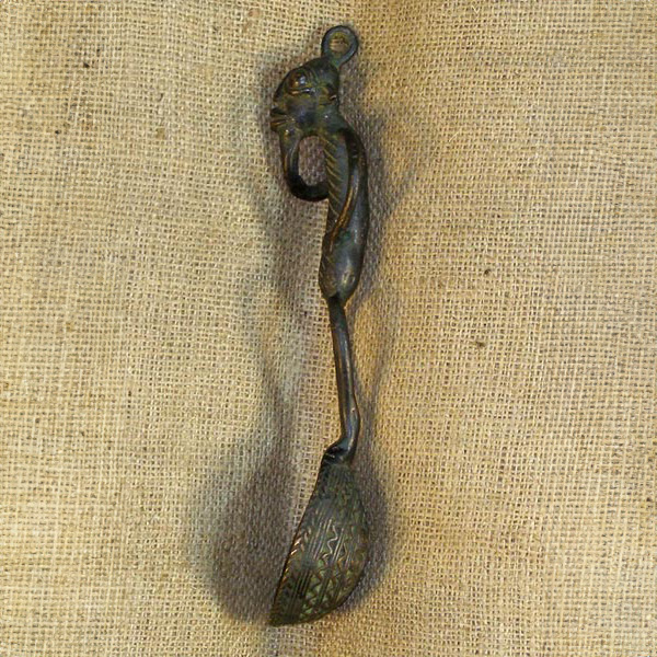 African Namji bronze left side