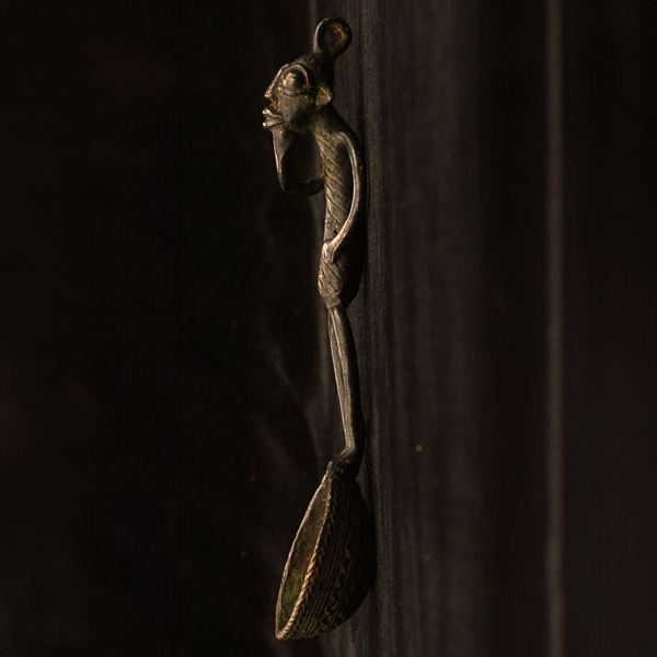 African Namji bronze left side