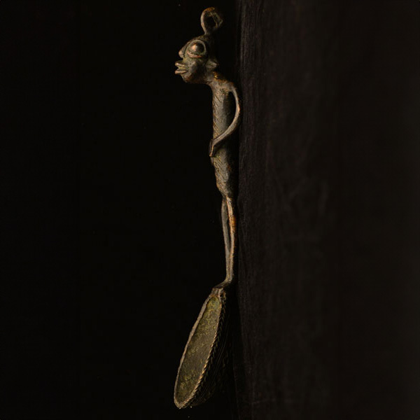 African Namji bronze left side