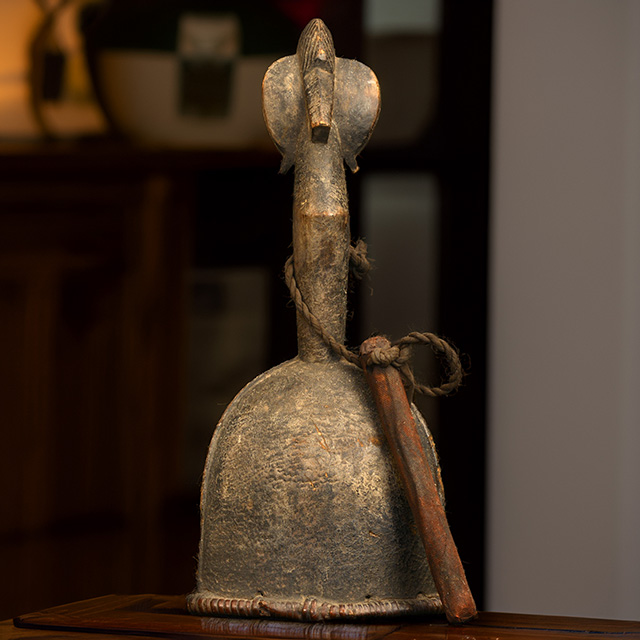 African Punu dancing bell 45