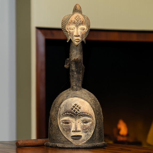 African Punu dancing bell 45