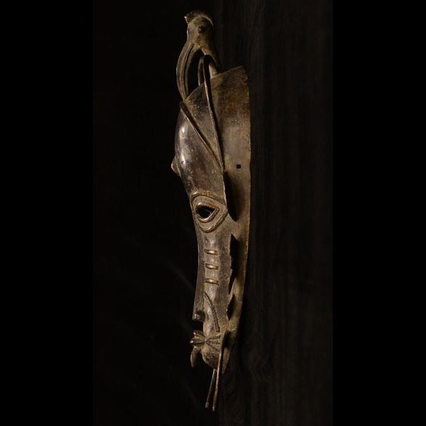 Senufo Bronze Mask 45 Left
