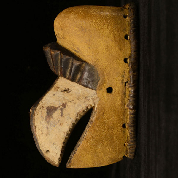 African Senufo mask left side