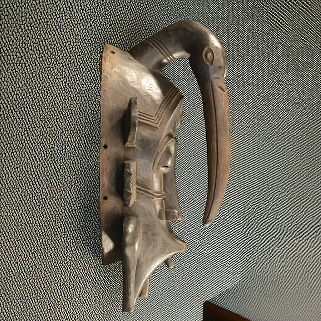 Senufo Hornbill Mask 48 Right Side