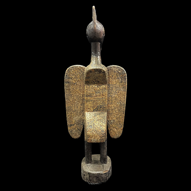 African Senufo hornbill statue 