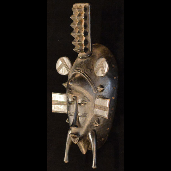 Senufo Kpelie Mask 12 Left Angle