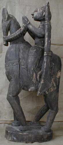 Senufo Horse and Rider Left Angle