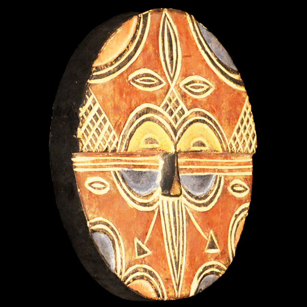 African Teke mask 25 Left Angle