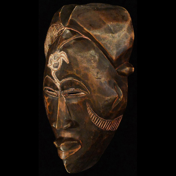 Tikar Mask 43 Left Angle
