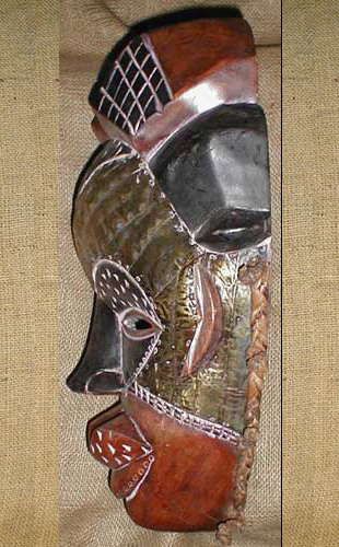 Female Tikar Mask 2 Left Angle