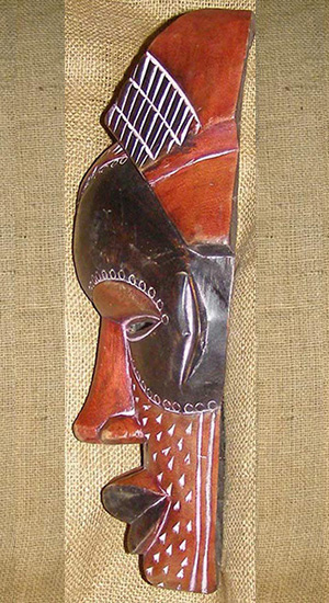 Tikar Mask 1 Left Angle