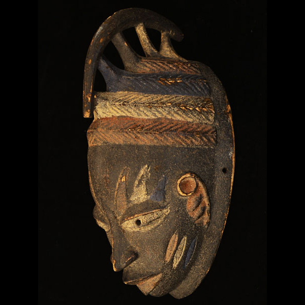 Yoruba Mask 33 Left Angle