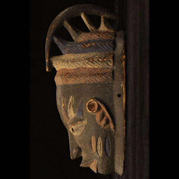 Yoruba Mask 33 left side