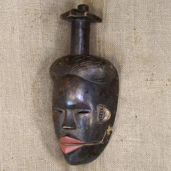 Yoruba Mask 16 Left Angle