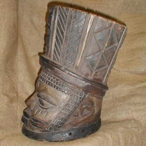 Yoruba Helmet 2 Left Angle