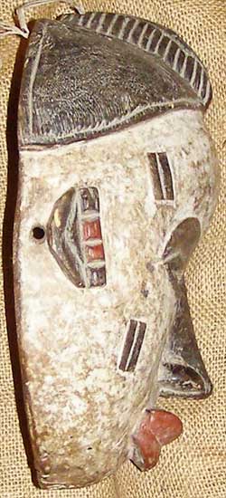 Yoruba Mask 10 Left Angle