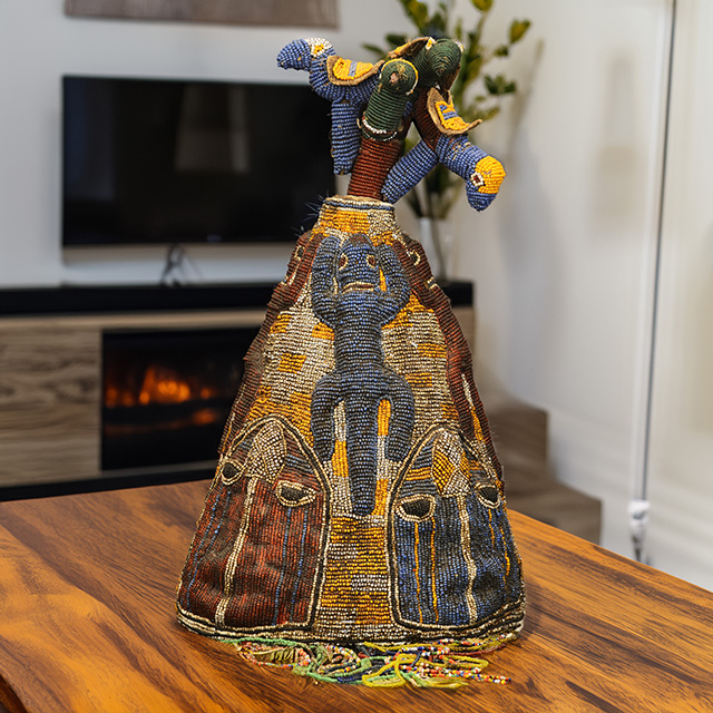 African Yoruba king's crown 