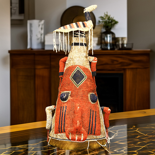 African Yoruba king's crown 