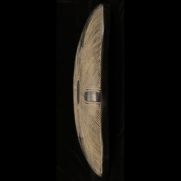 Zulu Shield 15 Left Side- Click for a more detailed view of this African Shield. Zulu Shield 15 left side