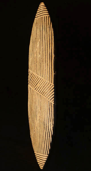African Zulu shield Left Angle