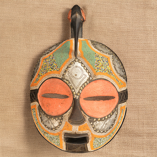 African Luba mas from Congo