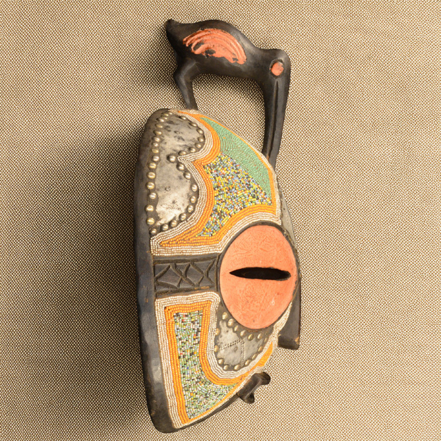 African luba mask Right Side